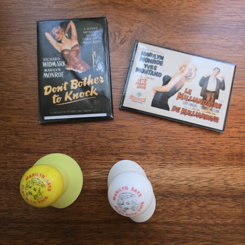 Marilyn Monroe Collectible Magnets and Pins
